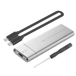 Boitier Externe Pour disque NVME Vers USB 3.1 - Gris