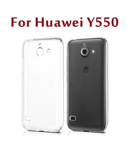 Etui en Silicone pour Huawei Y550 / Transparent