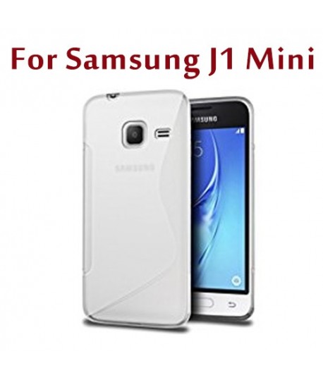 Etui en Silicone pour Samsung Galaxy J1 Mini / Transparent