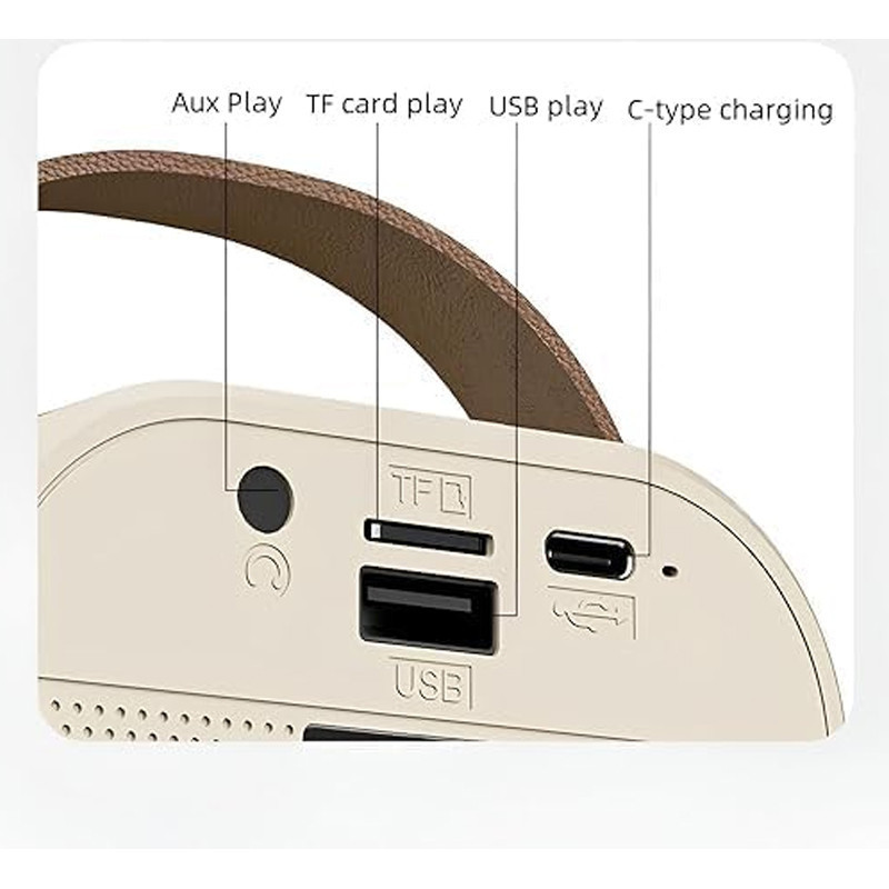Haut Parleur Bluetooth K12 5W Avec Microphone - Rose