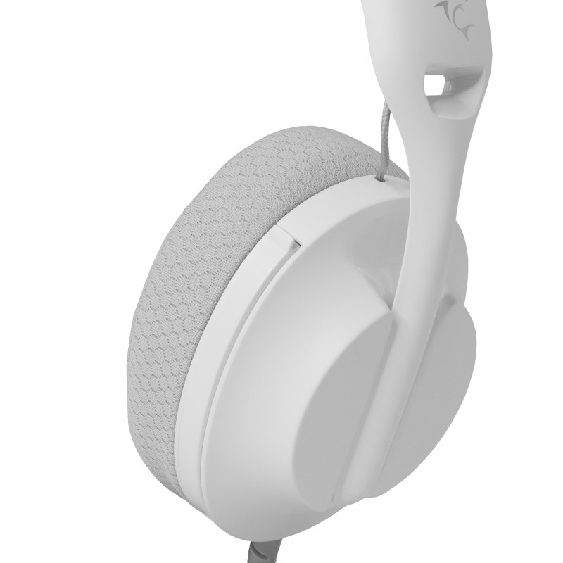 Casque Gaming WHITE SHARK PARROT GH-2440 - Blanc Gris