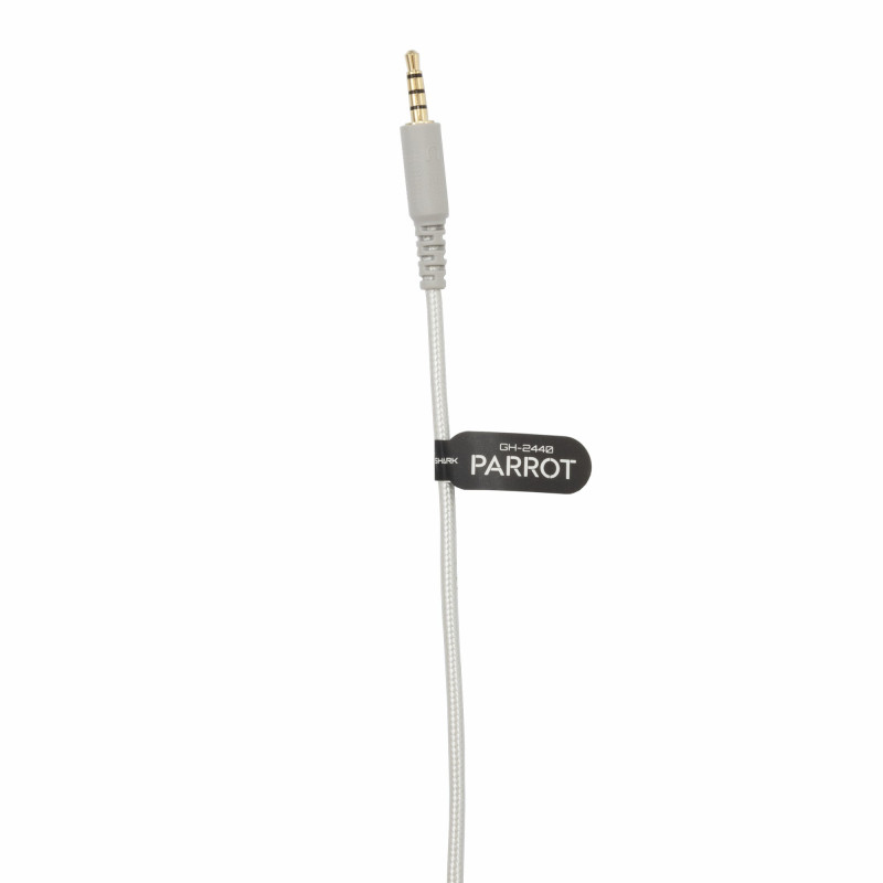Casque Gaming WHITE SHARK PARROT GH-2440 - Blanc Gris