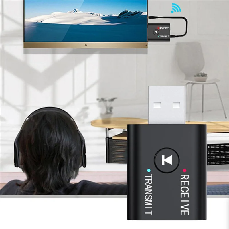 Récepteur et Transmetteur Audio USB Jack Bluetooth 5.0 TR6