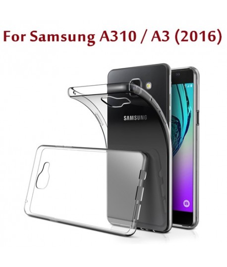Etui en Silicone pour Samsung Galaxy A310 / A3 (2016) / Transparent