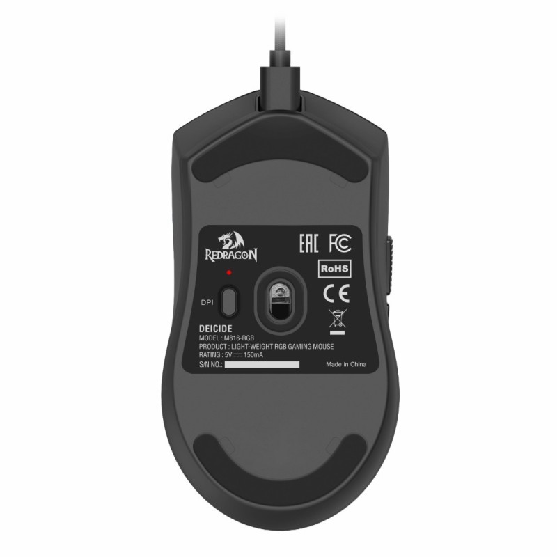 Souris Gaming REDRAGON DEICIDE M816-RGB - Noir