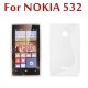 Etui en Silicone pour Nokia 532 / Transparent