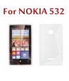Etui en Silicone pour Nokia 532 / Transparent