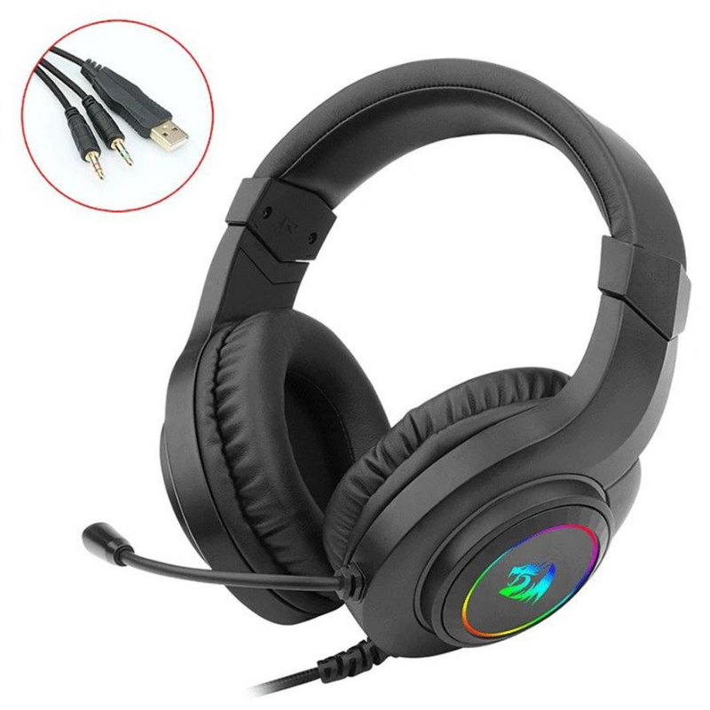 Casque Gaming REDRAGON HYLAS RGB H260 - Noir