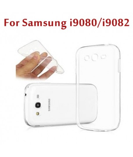 Etui en Silicone pour Samsung Galaxy i9080 / Transparent