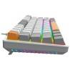 Clavier Gaming Mécanique REDRAGON AKALI K642 RGB - Gris Blanc - Red Switch