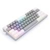 Clavier Gaming Mécanique REDRAGON FIZZ K617 RGB - Gris Blanc - Red Switch