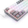 Clavier Gaming Mécanique REDRAGON FIZZ K617 RGB - Blanc Gris - Red Switch