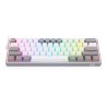Clavier Gaming Mécanique REDRAGON FIZZ K617 RGB - Blanc Gris - Red Switch