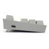 Clavier Gaming Mécanique REDRAGON FIZZ K617 RGB - Blanc Gris - Red Switch