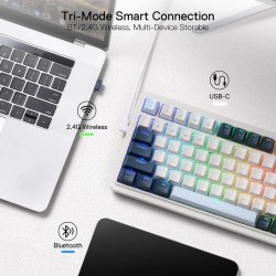 Clavier Gaming Mécanique Sans Fil / Bluetooth REDRAGON EISA PRO K686WB RGB