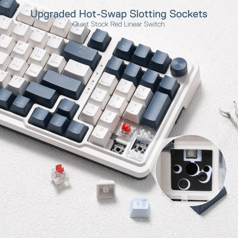 Clavier Gaming Mécanique Sans Fil / Bluetooth REDRAGON EISA PRO K686WB RGB