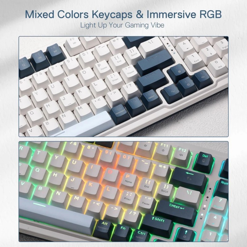 Clavier Gaming Mécanique Sans Fil / Bluetooth REDRAGON EISA PRO K686WB RGB