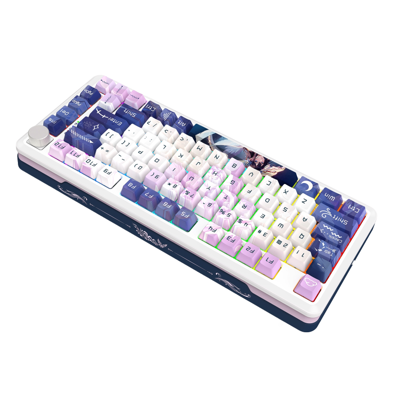 Clavier Gaming Mécanique Sans Fil / Bluetooth REDRAGON CYRUS PRO K681 RGB MANGA DESIGN