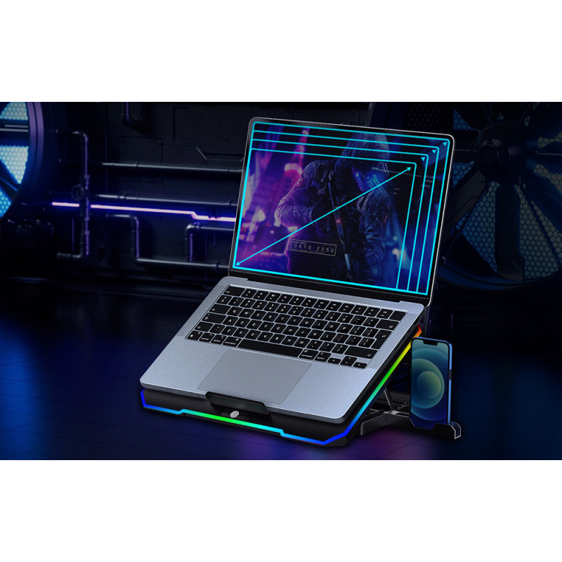 Refroidisseur Gaming HAVIT F2069 RGB Pour PC Portable