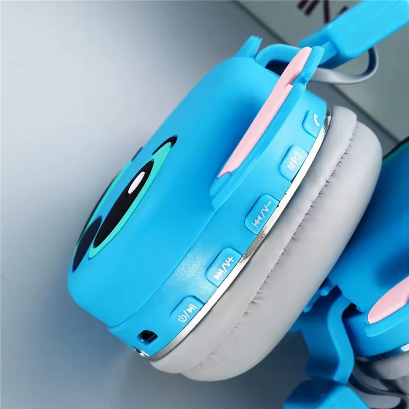Casque Bluetooth MP3 STITCH AH-806 - Bleu