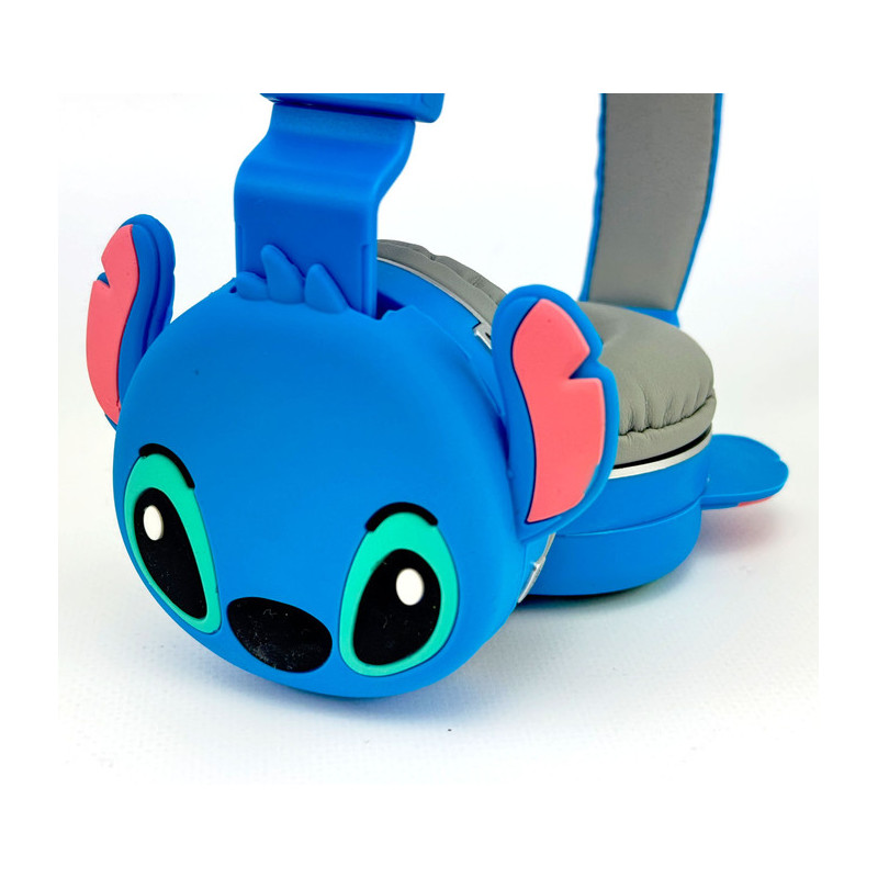 Casque Bluetooth MP3 STITCH AH-806 - Bleu