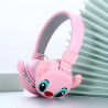 Casque Bluetooth MP3 STITCH AH-806 - Rose