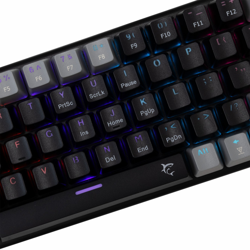 Clavier WHITE SHARK WAKIZASHI-2 GK-002111V2 - Red Switch - Noir Gris