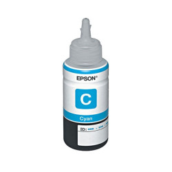 Bouteille d'encre Adaptable T6642 pour Epson 100ml - Cyan