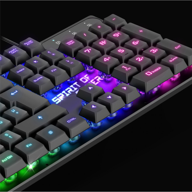 Clavier Semi Mécanique SPIRIT OF GAMER PRO K1 - Noir
