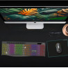 Combo Clavier et Souris sans Fil + Tapis ADVANCE CLS-3100BK RGB - Noir