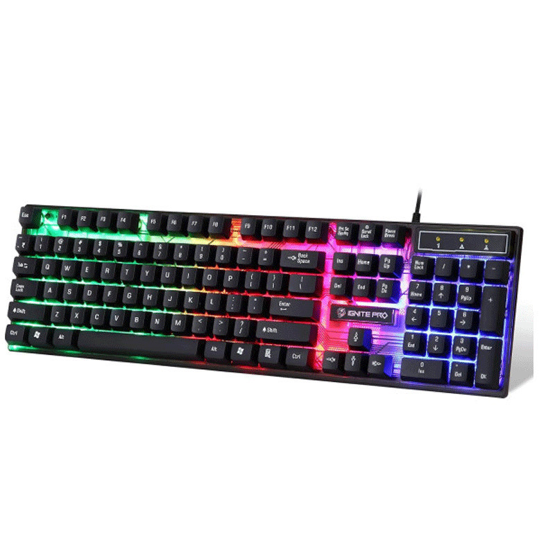 Pack Souris + Clavier Gaming ENTER IGNITE PRO - Noir
