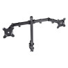 Support de Bureau TRUST GXT-1120 MARA Pour 2 Moniteurs - Noir