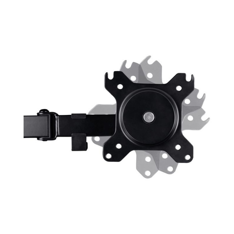 Support de Bureau TRUST GXT-1120 MARA Pour 2 Moniteurs - Noir