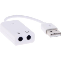Carte Son 7.1 USB 2.0 avec Cable