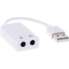 Carte Son 7.1 USB 2.0 avec Cable