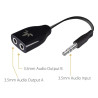 Splitter Aux 2 ports Jack 3.5mm AVANTREE TR302 - Noir