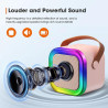 Haut Parleur Bluetooth K12 5W Avec 2 Microphone - Beige