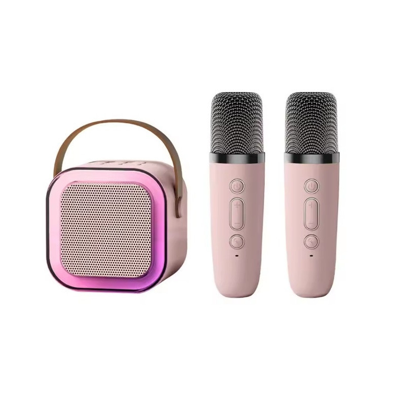 Haut Parleur Bluetooth K12 5W Avec 2 Microphone - Rose