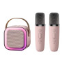 Haut Parleur Bluetooth K12 5W Avec 2 Microphone - Rose