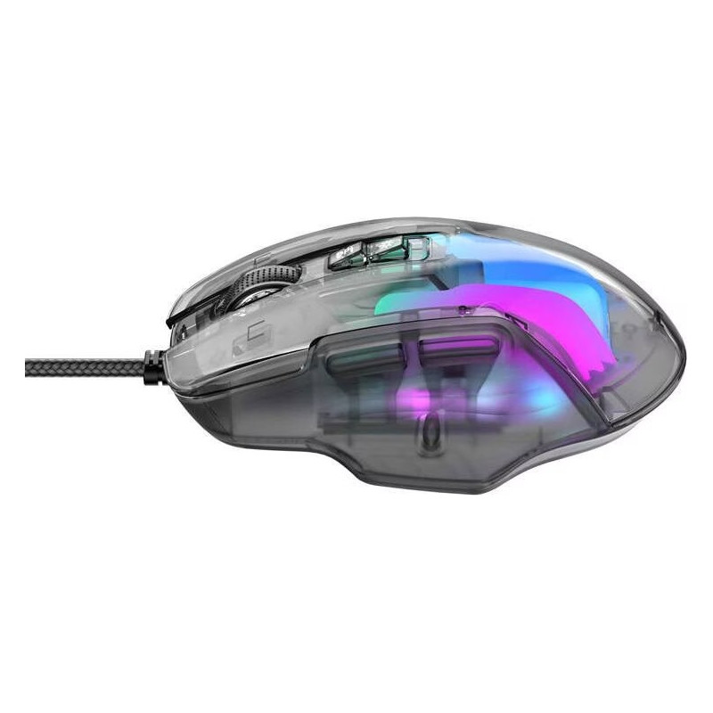 Souris Gaming HAVIT MS1011SE RGB - Transparent Noir