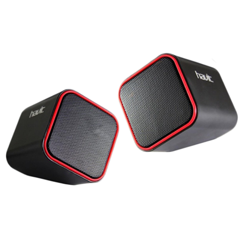 Haut Parleur 2.0 HAVIT SK473 - Noir Rouge