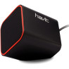Haut Parleur 2.0 HAVIT SK473 - Noir Rouge