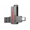 Clé USB 3.2 Type C HIKSEMI DUAL SLIM E307C / 32 Go - Gris