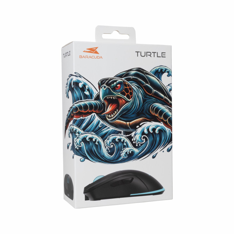 Souris Gaming sans Fil BARACUDA TURTLE BGM-121 - Noir