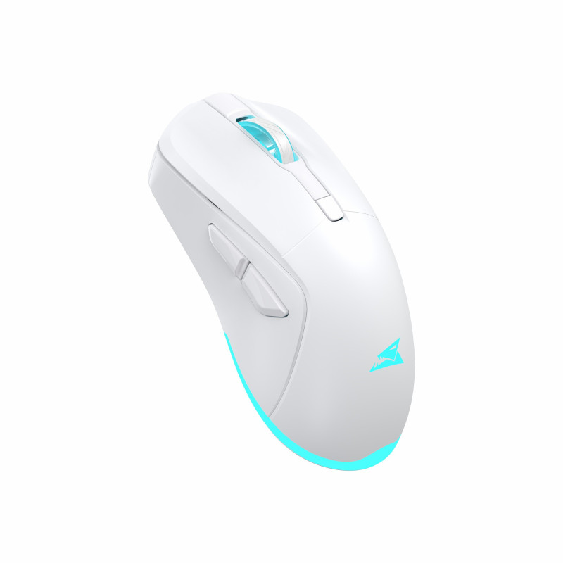 Souris Gaming sans Fil BARACUDA TURTLE BGM-122 - Blanc