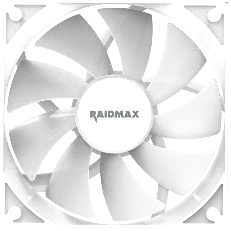 Pack 4 Ventilateur RAIDAMX X-AIR NV-X120FWDC4 - LED ARGB - Blanc