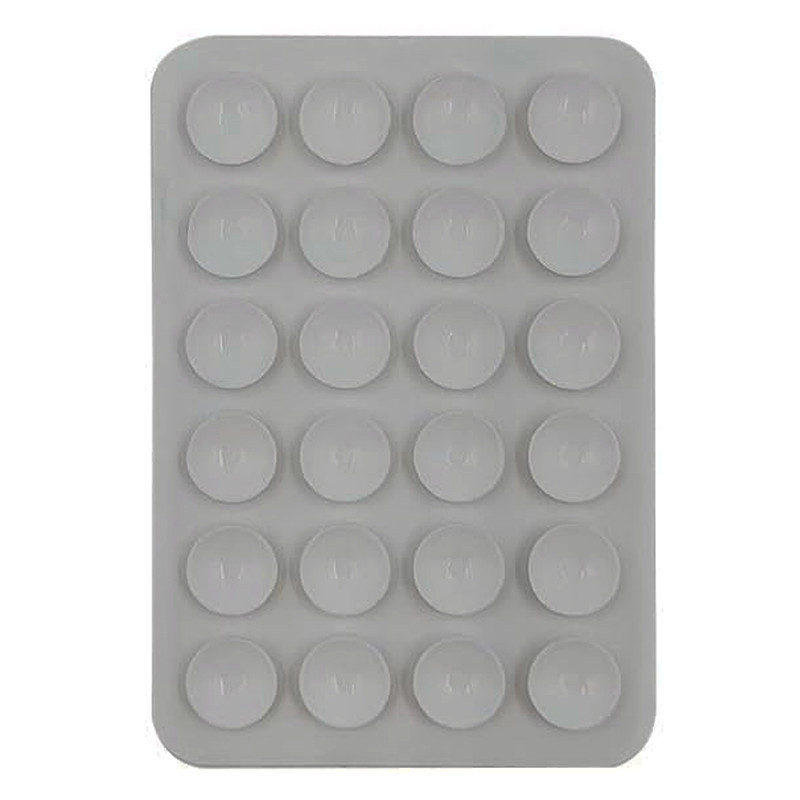 Support Smartphone Silicone à Ventouse - Gris