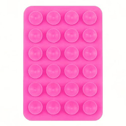 Support Smartphone Silicone à Ventouse - Rose