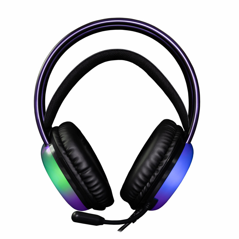 Casque Gaming WHITE SHARK PEACOCK 2 GH-2444 RGB - Noir