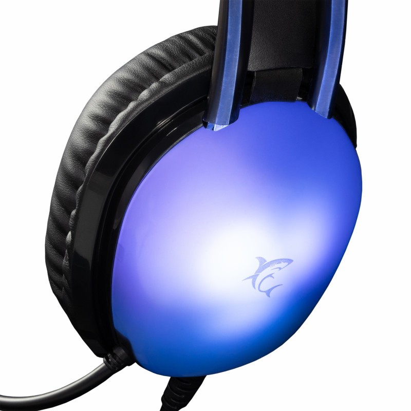Casque Gaming WHITE SHARK PEACOCK 2 GH-2444 RGB - Noir